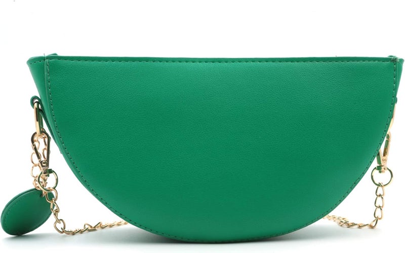 QiMing Orange CrossBody Purse Bag,PU Phone Shoulder Wallet for Women Girl - Image 4